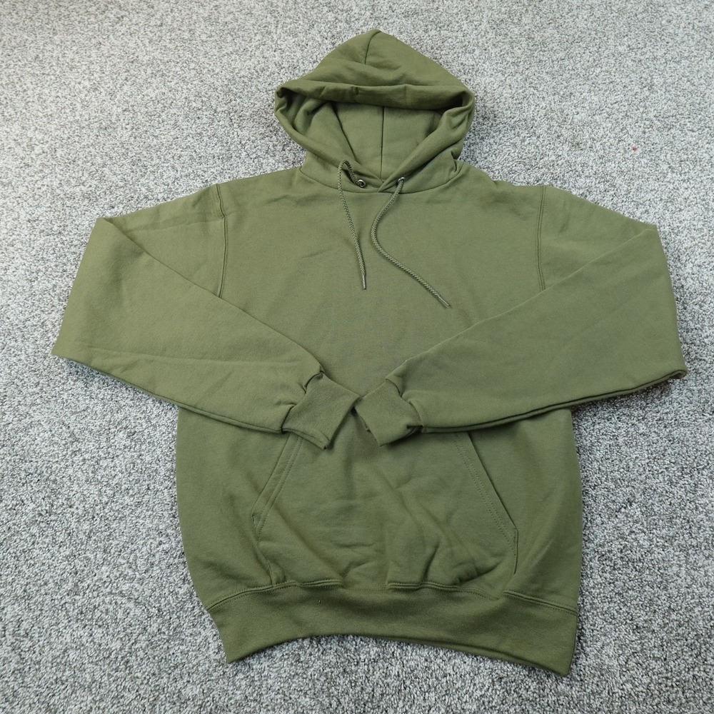NEW Champion Hoodie Mens S Green Fleece Pullover Sweatshirt Sweater Gym Training